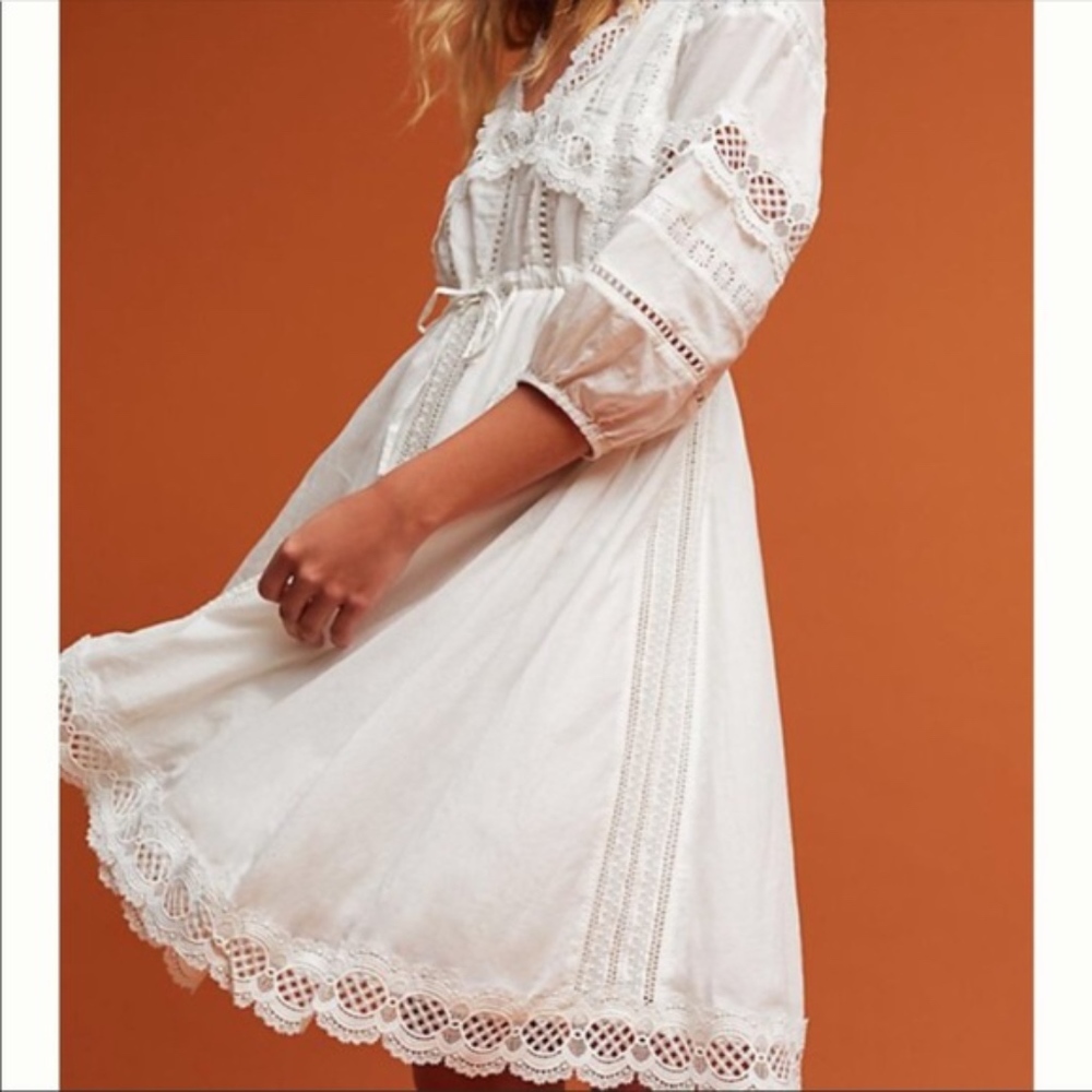 Eri & Ali Gustavia Lace Dress Anthopologie
